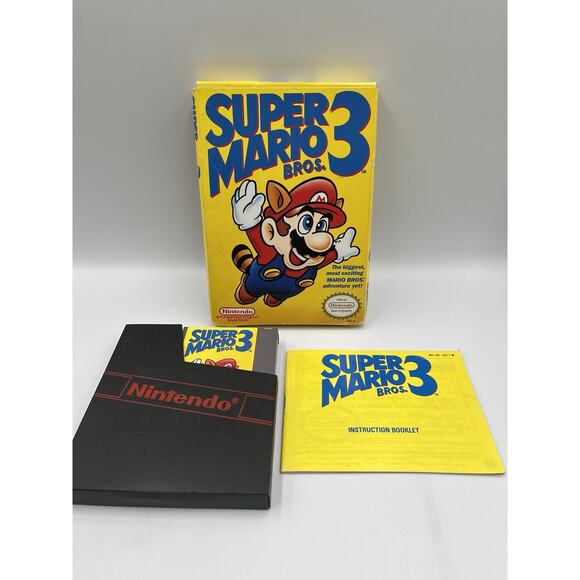 Super Mario Bros. 3 Nintendo NES CIB Complete